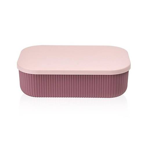5'Li Set Saklama Kabı Renkli Kapaklı Kutu Organizer Set 4 Boy