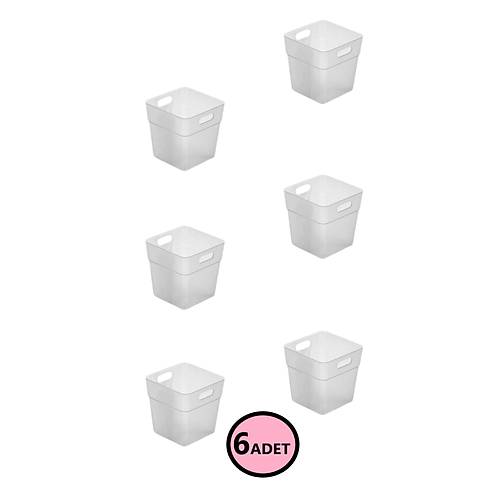 6'Lı Buzdolabı Kapak İçi Saklama Kabı Dolap İçi Mini Organizer