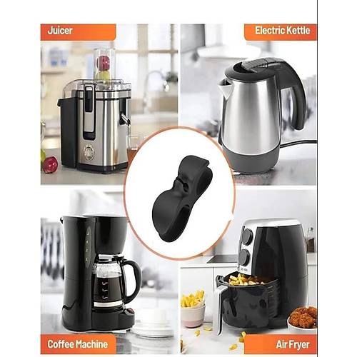 2 Adet Yapışkanlı Kablo Sarma Toplama Düzenleme Organizeri Airfryer Kablo Sabitleyici