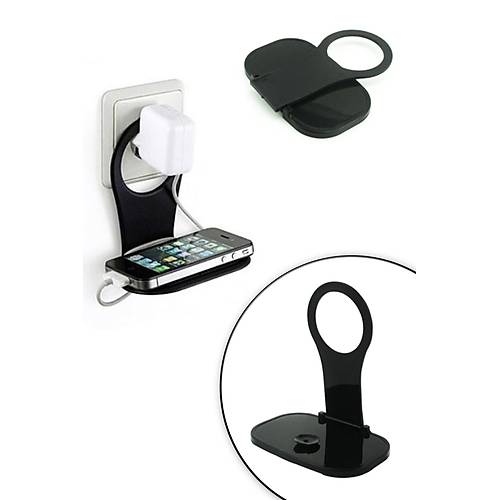 Telefon Tutucu Priz İçin Şarz Standı Askı