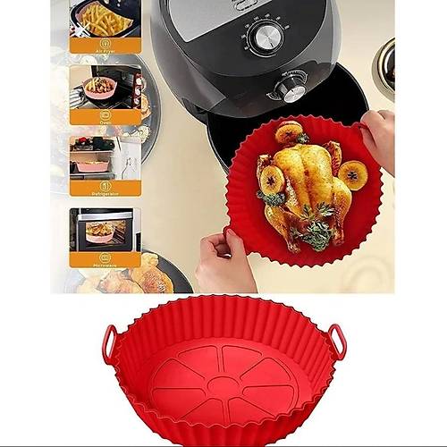Airfryer Silikon Pişirme Kalıbı - Hava Fritözü Kalıbı Airfryer Aksesuar