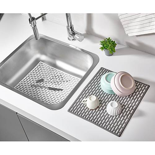 Tezgah Üstü Bulaşıklık, Lavabo İçi Mat Bulaşık Kurutmalık