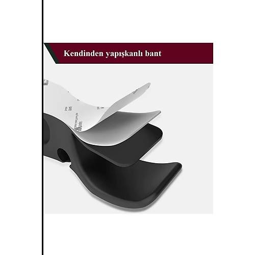 2 Adet Yapışkanlı Kablo Sarma Toplama Düzenleme Organizeri Airfryer Kablo Sabitleyici