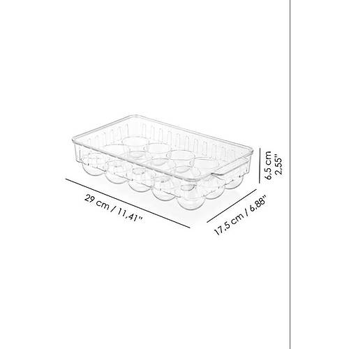15 Bölmeli Kapaklı Yumurtalık, Yumurta Saklama Kabı, Kırılmaz Buzdolabı Organizer