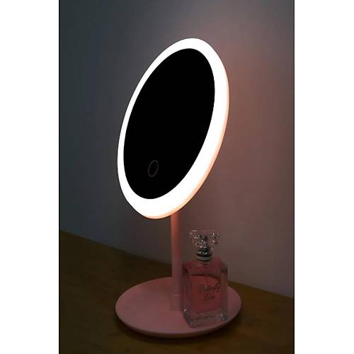 Led Işıklı Oval Ayna Dokunmatik Makyaj Aynası 