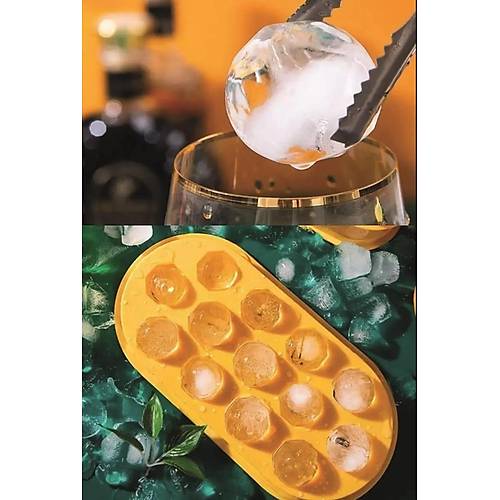 13 Gözlü Kapaklı Buz Yapmak Kalıbı Buzluk Buz Kalıbı