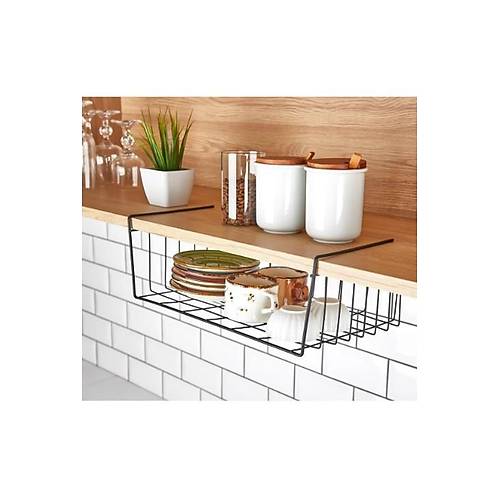 Dolap İçi Asılabilir Metal Sepet Raf Organizer Sepet