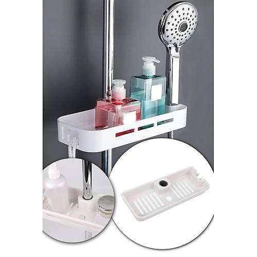 Duş Başlığı Takılabilen Pratik Banyo Sabunluk Organizeri