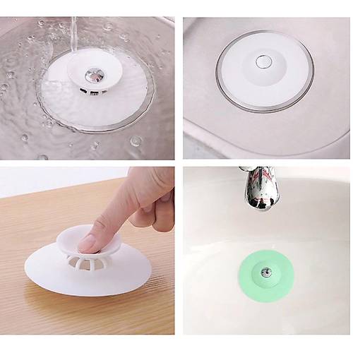 Bükülebilir Lavabo Ve Küvet Tıkacı Süzgeç 