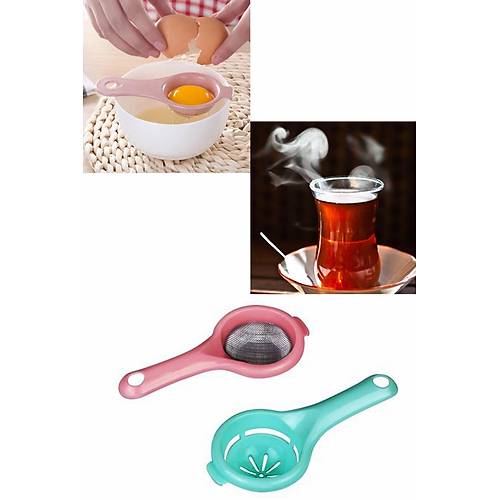 Çay Süzgeci Ve Yumurta Akı Ayırıcısı 2'Lİ Set