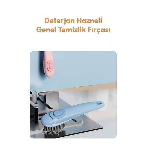 Yunus Model Deterjan Hazneli Bulaşık Yıkama Fırçası Ayakkabı Temizleme Fırça