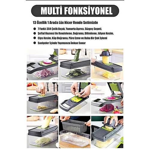 Patates,Sebze Küp Doğrayıcı Dicer Sebze Ve Meyve Dilimleyici Mandolin Rende