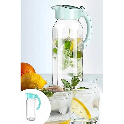 Pratik Kapaklı Doldurulabilir Sürahi 1,5 Lt