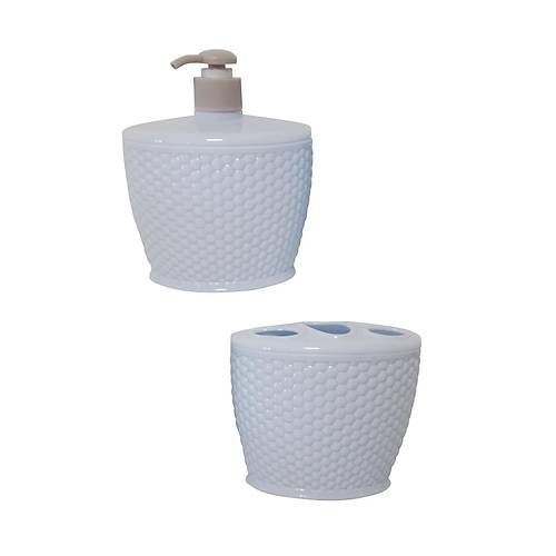 Banyo Diş Fırçalık ve Sıvı Sabunluk 2'Li Set