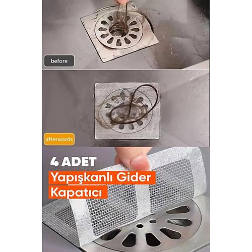 4 Adet Yapkanl Gider Kapatac Lavabo Tkac Gider Kapa