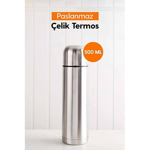 500 ML Paslanmaz elik Lks Termos Vakumlu