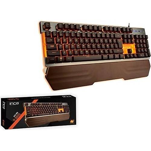 Inca Emidio IKG-400 Orange Backlight Mekanik Hisli Gaming Klavye