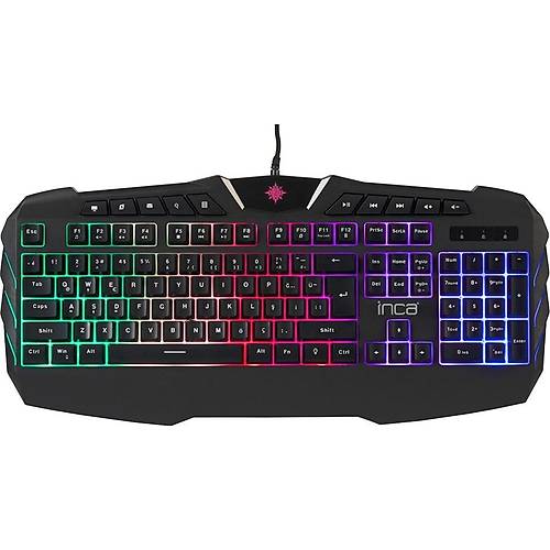 Inca Ruthless IKG-310 Rainbow Effect Oyuncu Gaming Klavye + Mouse Seti