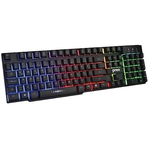 Preo My Game MG51 KLAVYE+MG20 KULAKLIK+MG17 Rgb Mouse Gaming Set