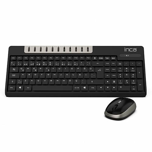 Inca IWS-589 Wireless Multimedia Kablosuz Klavye&Mouse Seti