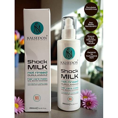 MS Kalsedon Shock Milk Durulamasz Keratin Sa Bakm Maske St 250ml