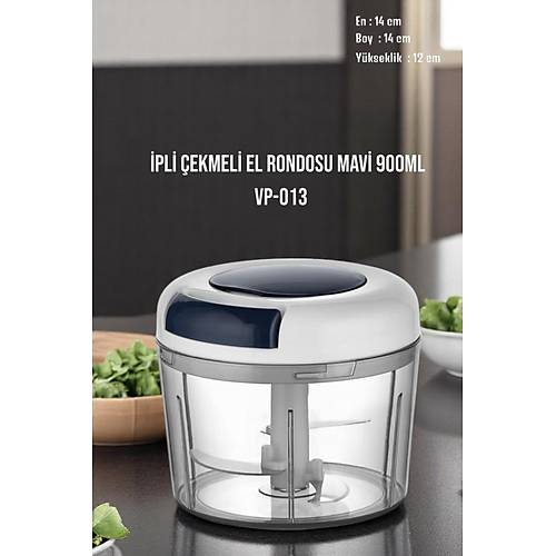 Technow Vip Ahmet Pratik Ipli El Rondosu 900 Ml Mavi