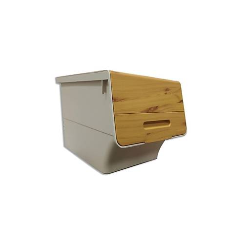 Motek TCH-MT04B 33 Litre Jumbo Boy Bambu Desen Tekerlekli Tekli Organizer