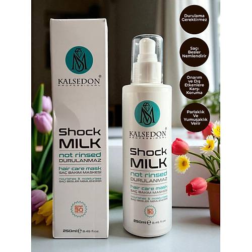 MS Kalsedon Shock Milk Durulamasz Keratin Sa Bakm Maske St 250ml