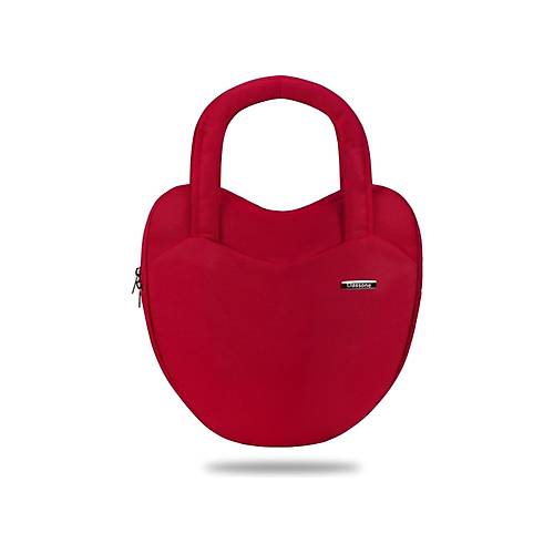 LOVE1402 13-14 Inch WTXPro Su Geirmez Kuma, Macbook,Mac Air Laptop El ve Omuz antas - Krmz