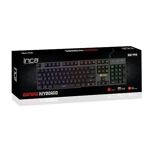 Inca IKG-449 Rainbow Aydnlatmal Gaming Oyuncu Klavye