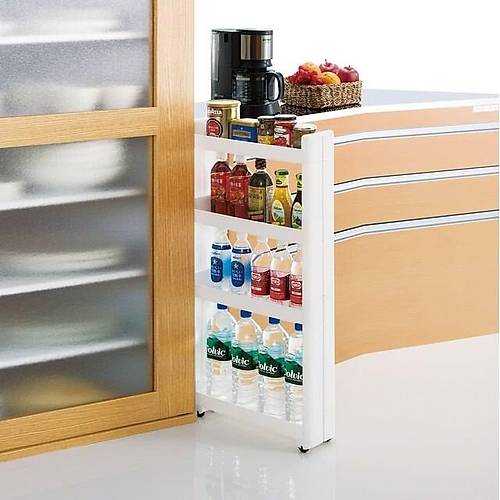 Motek SR-04 Slim Organizer 4 Katl Raf  Beyaz