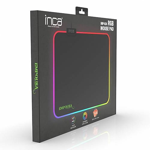 Imp-024 Empousa Rgb 7 Led Medum Mousepad (320x270x3mm)