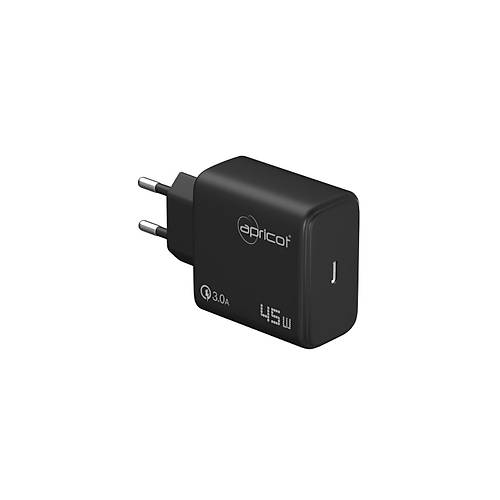 Apricot APC-U445/B 45W 3.0A TYpe-c  45W Sper  Hzl Ev arj Adaptr