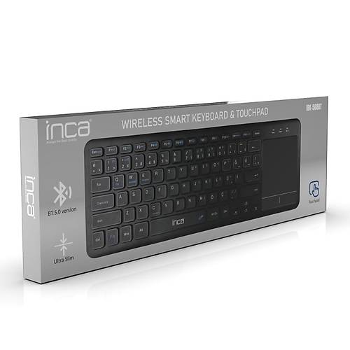Inca IBK-568BT Dual Mod Bluetooth+2.4G Touch Pad Smart Keyboard Klavye