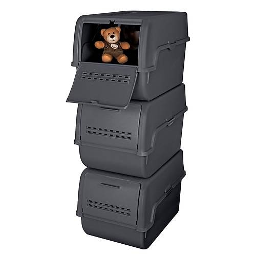 Technow Motek MT-40 S-Box 8 Litre 3'l ok Amal Organizer Dzenleyici Antrasit ( 3*8Litre )