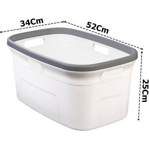 Motek MT-02 4 Tarafl Tutulabilen amar Sepeti Selesi Beyaz Gri