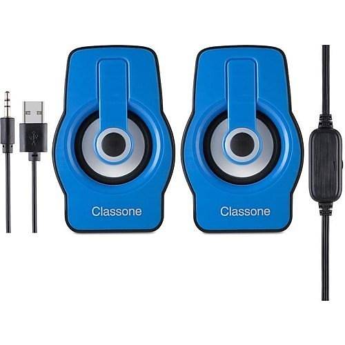 Classone X1 Black Rgb Ikl  Gaming  Usb Hoparlr Mavi