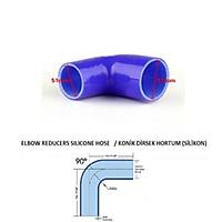 SİLİKON DİRSEK / SİLİKON KONİK DİRSEK /İÇ ÇAPI: 30 mm x 48 mm, KALINLIK:5mm,