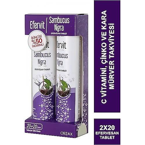 EFERVT SAMBUCUS NGRA 20 EFF TABLET 2. %50 NDRML
