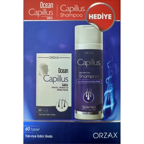 OCEAN CAPLLUS MEN 60 TABLET + CAPLLUS AMPUAN HEDYEL