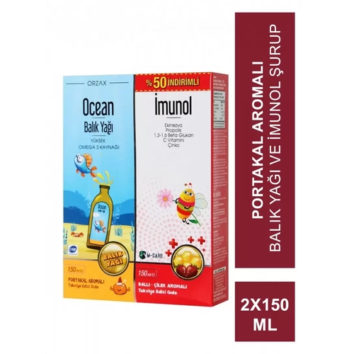 OCEAN �URUP PORTAKAL 150 ML + �MUNOL �URUP 150 ML %30 �ND�R�ML�
