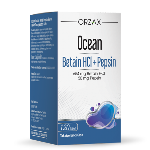OCEAN BETAN HCL+PEPSN 120 TABLET