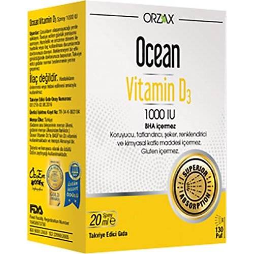 OCEAN VTAMN D 1000 IU SPREY
