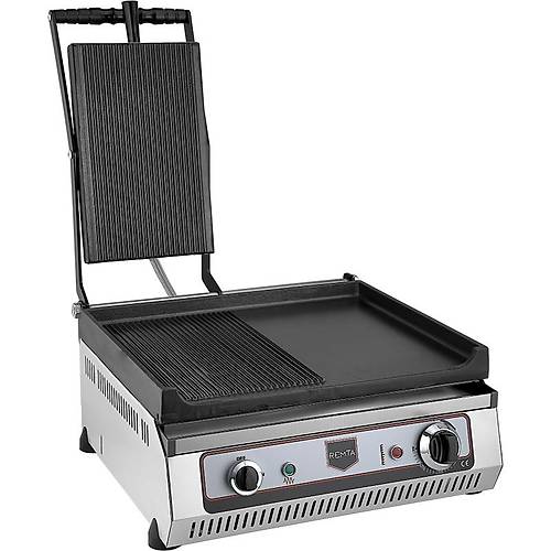 Remta Kayar Kapakl Izgara ve Tost Makinesi Elektrikli - R87(T)