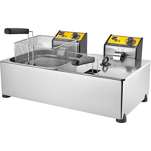 Remta 8+8 lt iftli Elektrikli Fritz - R102