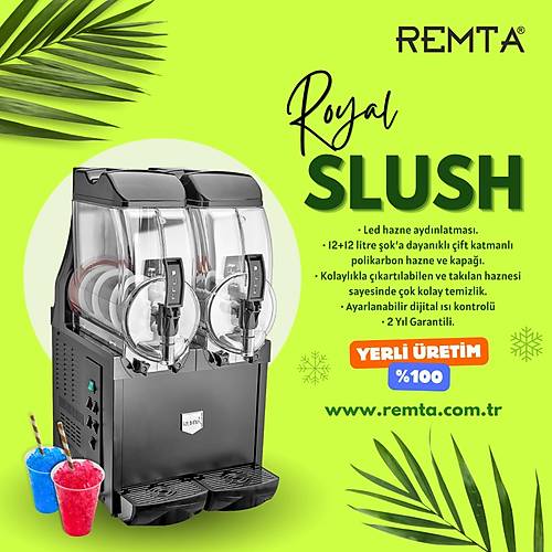Remta Tekli Royal Slush (Buzla-Karlama) Makinas 12 lt - ST41