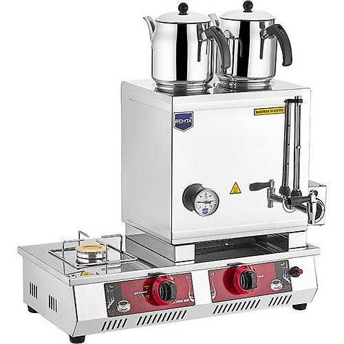 Remta 40 Model 2 Demlikli Gazl (CE) + Elektrikli ay Ocak 29 lt