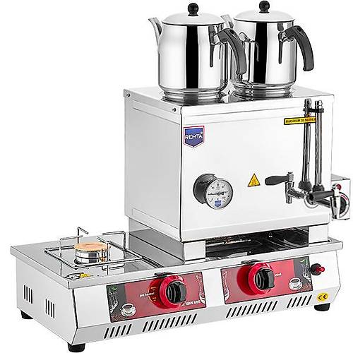 Remta 30 Model 2 Demlikli Gazl (CE) + Elektrikli ay Oca 24 lt