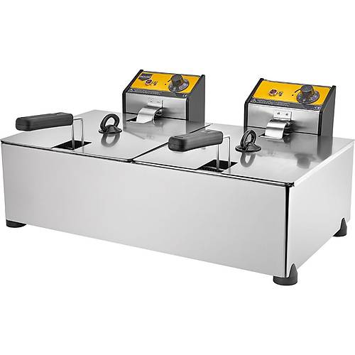 Remta 8+8 lt iftli Elektrikli Fritz - R102