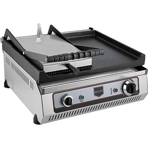 Remta Kayar Kapakl Izgara ve Tost Makinesi Elektrikli - R87(T)